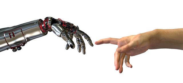 Robots and human hand