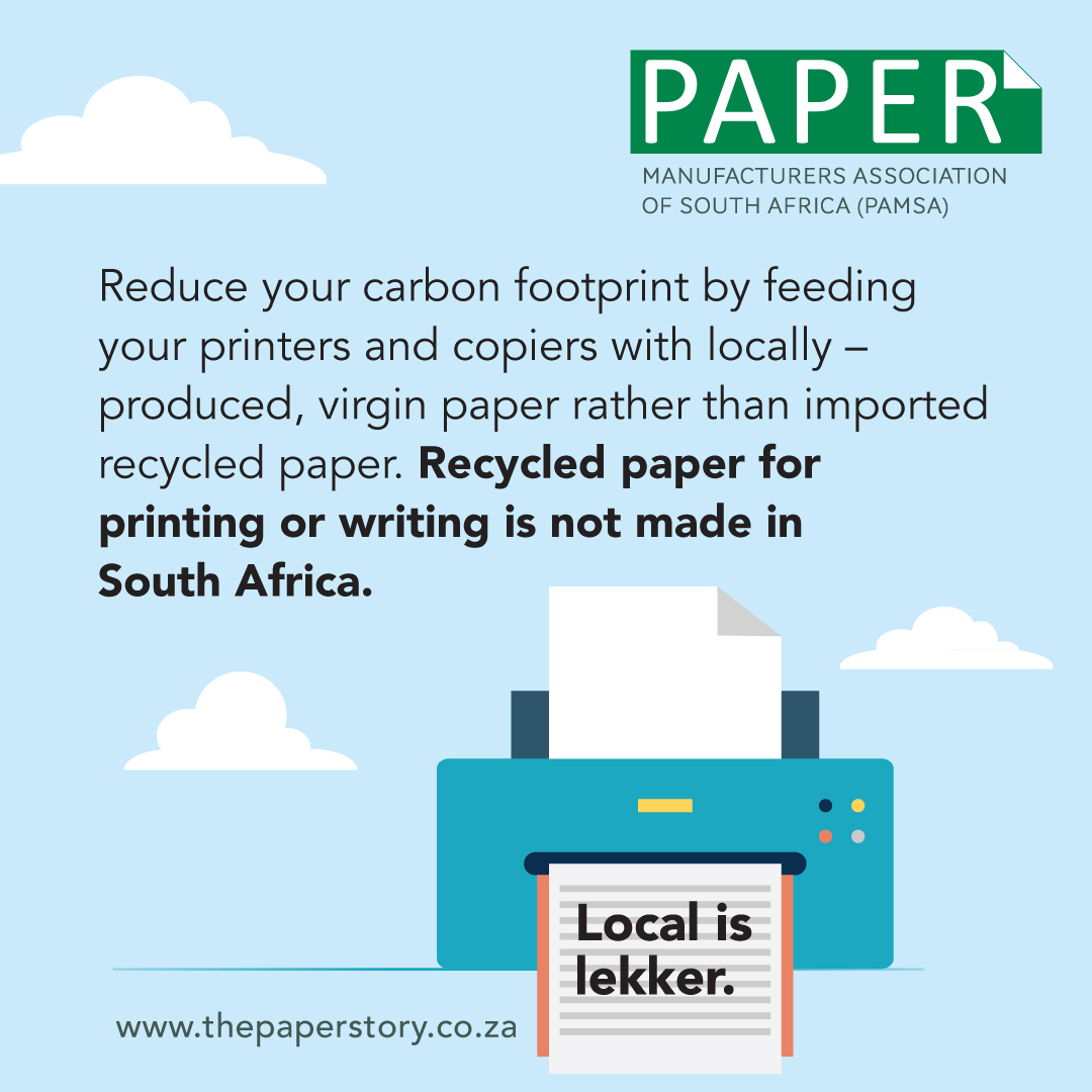 use local paper infographics with printer